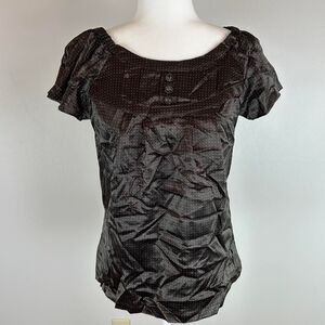 Apt-9 Women's Black and Brown Blouse